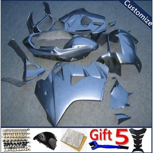 ABS Plastic Bodywork Set For VFR800 1998 1999 2000 2001 VFR 800 motorcycle Fairing hull silver