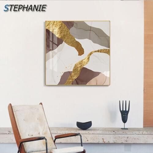 Abstract Gold Pink Foil Poster and Print HD Plakaty I Druki Do Salonu Upscale Canvas Art for Living Room Nordic Wall Art Picture