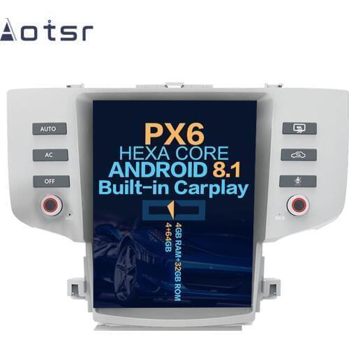 Aotsr 12.1“ Vertical screen Android 8.1 Car DVD Multimedia player GPS For Toyota Reiz / Mark X 2005-2009 carplay stereo Wifi