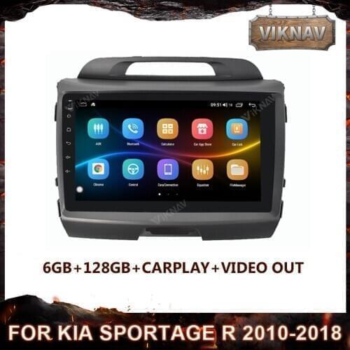 9 inch Car Radio Stereo Touch Screen Multimedia Player 2 din GPS Navigation autoradio FOR KIA Sportage R 2010-2018 Head Unit