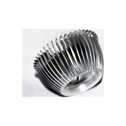 Fast Free Ship 2PCS/LOT 30mm*50mm*26mm 1W 3W with aluminum plate high power LED lamp bead aluminum alloy heat sink,radiator