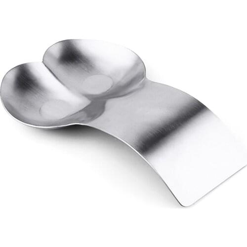 Double Bowls Spoon Convenient Spatula Ladle Holder Durable Chic Rest Spoon Holder Spoon Rest Mat Tool For Kitchen Utensils