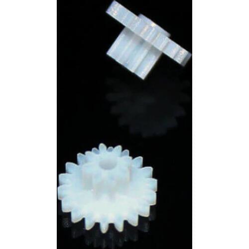 18082A Double Deck Gear Wheel Plastic Gears DIY Model Car Toy Fittings Technology Model Accessories