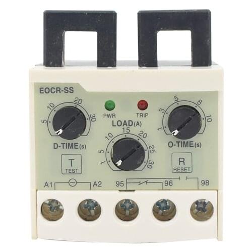 EOCR-SS Electronic Over Current relay adjustable starting trip delay electronic overload relay module