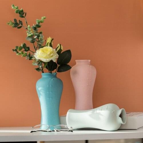 Chinese Style Ceramic Flower Vase Decoration Rustic Home Decor Room Decor Living Room Decoration For Bedroom
