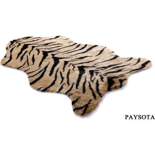 PAYSOTA Tiger Leopard Zebra Stripes Carpet Bedroom Rug Window Living Room Sofa Mat