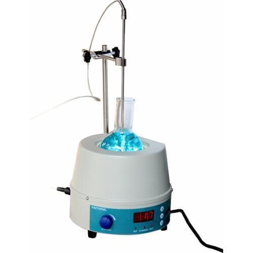 98-III-B 500ml Laboratory Magnetic Stirrer Heating Mantle Digital display