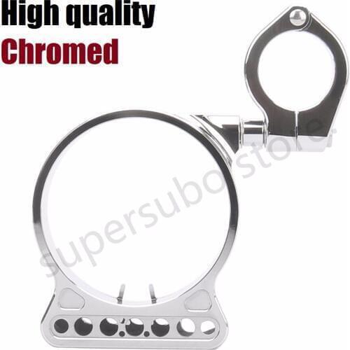 Motorcycle 39mm/16" CNC Side Mount Speedo Relocation Bracket For Harley Sportster CHROMED