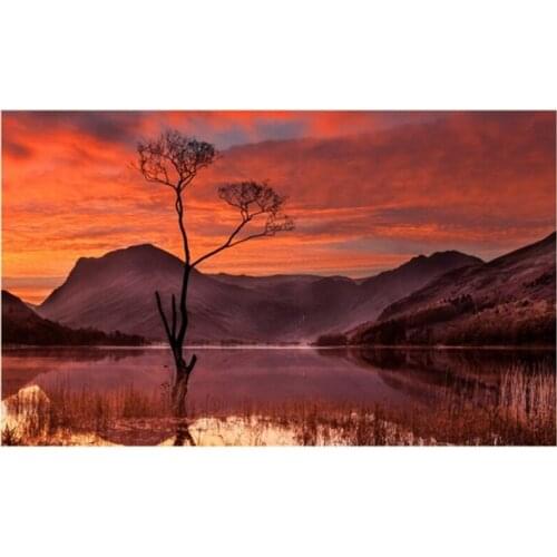 DIY Diamond Painting Full Diamond Sunset Dot Diamond Cross Stitch Decorative Painting Home Decoration Gift