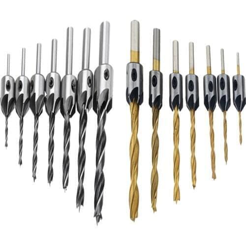 1pcs HSS Countersink Drill Bit Set Drilling Pilot Holes Carpentry Reamer Woodworking Chamfer Drill Bit