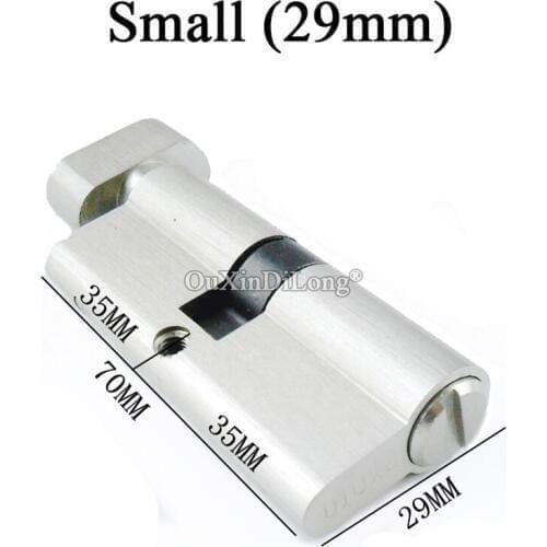 Brand New 1PCS European Mortise Door Lock Cylinder Shower Bathroom Door Lock Cylinder Lock Gall 70mm No Key