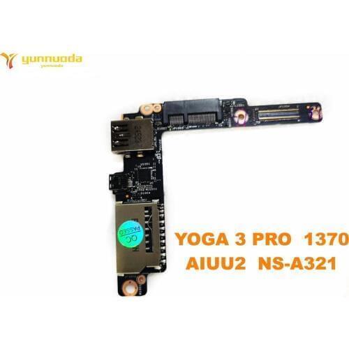Original for Lenovo YOGA 3 PRO 1370 USB board YOGA 3 PRO 1370 AIUU2 NS-A321 tested good free shipping