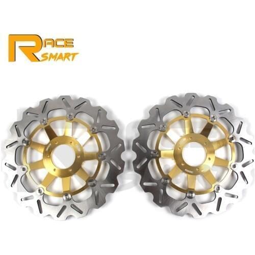 Floating Front Brake Disks For HONDA X1100 ELEVEN 2000-2003 Motorcycle CNC Brake Discs Rotor X 1100 Eleven 2001 CBR1100 XX Gold