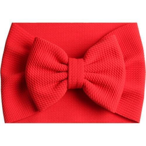 '' Big Floppy Velvet Bow Headband For Girls Winter 2020 Turban Head Wrap Kids Solid Hair Bow Hair Band Hair Accessories