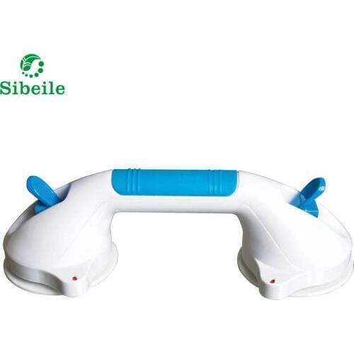SBLE Strong Suction Ultra Grip Bathroom Shower Wall Suction Grab Balancing Bar Safety Helping Handle Toilet Bathtub Handrail
