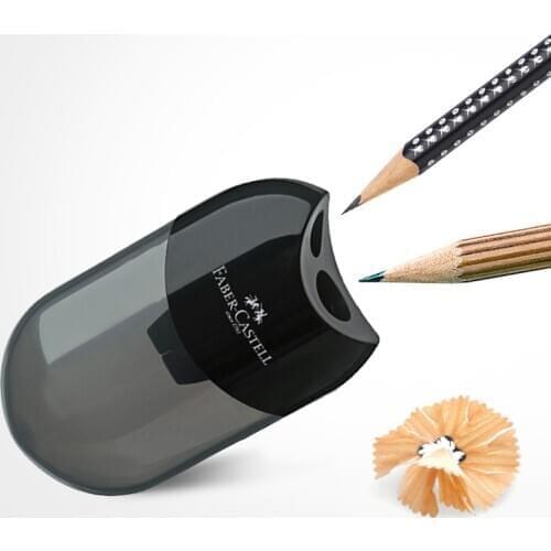 Faber Double Hole Pencil Sharpener Student Single Hole Pencil Planer Sharpener Multifunctional School & Office stationery