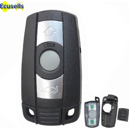 Smart Key Shell Remote Case fob for BMW 1 3 5 6 X Series E90 E91 E92 E60 uncut HU92 blade