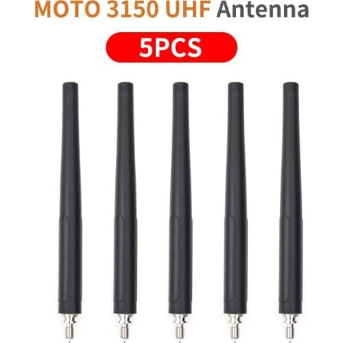 UHF Antenna For MOTOROLA MTP3150 Portable Radio 380-470Mhz Antenna - 5 Pack