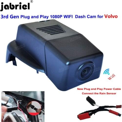 New Plug and Play HD 1080P Wifi Car DVR Dash Cam Video Recorder EDR dashcam for Volvo XC60 S90 V90 2017 2018 2019 2020 2021