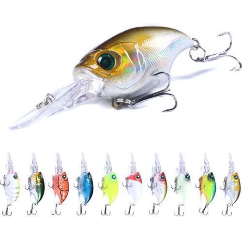 Crankbaits 7.5cm 11g Isca Artificial Japan Hard Bait Bass Pike Pesca Wobblers Carp Fishing Gear Tackle Diving 0.5-3m