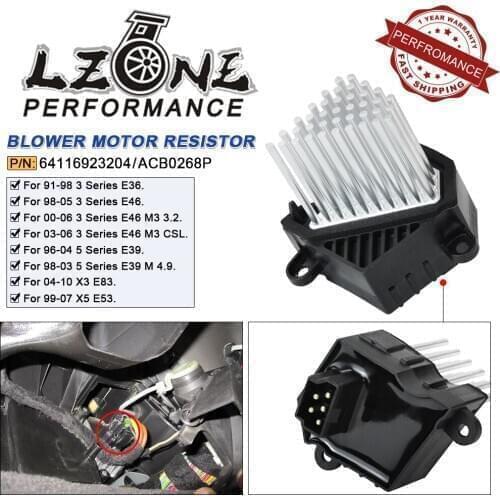 High Quanlity Final Stage Car Heater Blower Motor Resistor for BMW E46 E39 X5 X3 64116923204 64116929486 64118385549 64118364173