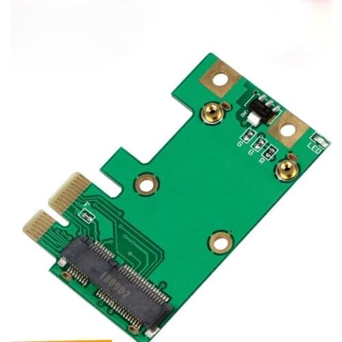 1Pcs PCIE to mini PCIE adapter card PCI-E to MINI PCI-E wireless network card expansion card copper core