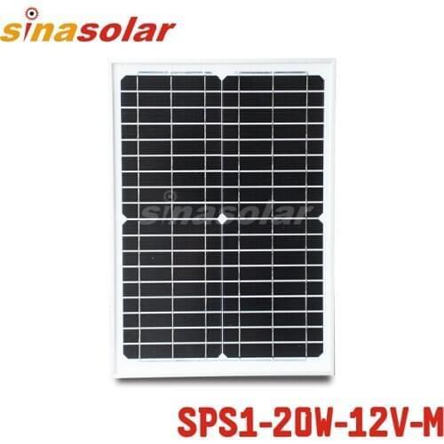 20W 12V Monocrystalline Solar Panel Module