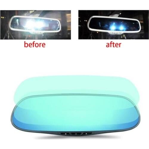 29.5cmx 9cm Universal Car Rearview Mirror Film Blu-ray Film Anti-glare Film