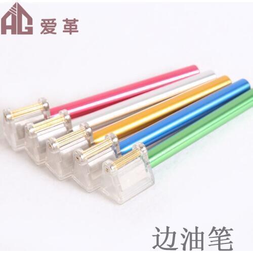5 Colors DIY Leather Oil Edge Pen Edge Dye Oil Pen Applicator Belt Strap Finisher Tools Edge Dye Roller Pen Hand Treatment Tools