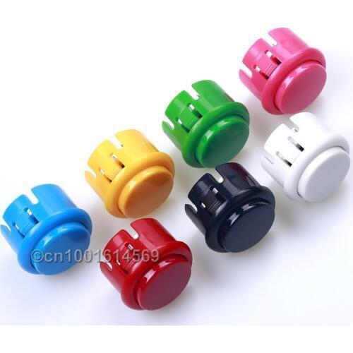 50pcs 30mm OEM China Sanwa Button Copy Sanwa Push Button DIY Arcade Fighting Game Kits Parts & JAMMA Game & MAME Project Button