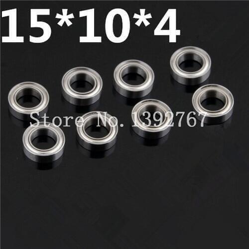 8pcs/Set Bearing Ball Bearing 15x10x4 02138 Roller 1/10 Scale Models For HSP Atomic Himoto Nitro RC Cars Remote Control Cars