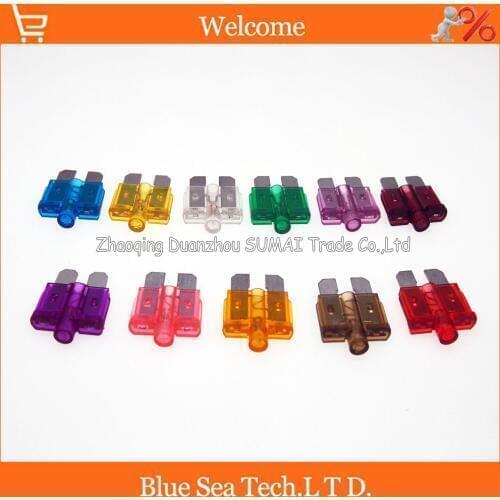 10 PCS/pack 4S stores 3A to 40A Auto fuse with Fault indicator,small type 32V car/automobile fuses for Audi,VW,Toyota etc