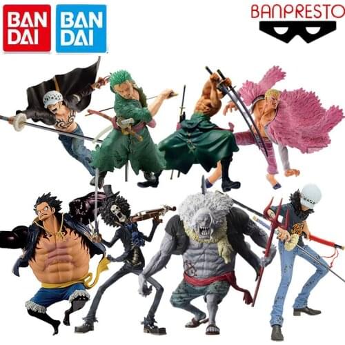 Bandai ONE PIECE SC Top Decisive Battle Gear Fourth Luff Zoro Brook Bartolomeo Anime Figures Action Figure Kids Gift Model Toy