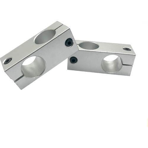 Free shipping 1pcs 8 10 12 15 16 20 25mm linear rail shaft cross support for linear guide rail CNC parts