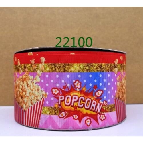 Free shipping 50 yard cartoon printed grosgrain ribbon 22100