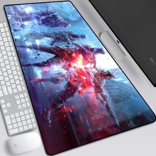 Battle field Game Large Pad Mouse Mat Anime Computer Gamer Locking Edge Mousepad Keyboard Mice
