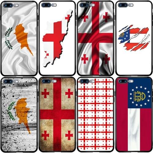 Phone Case for Xiaomi Redmi Note 9A 8 8T 7 6 7A 6A 5A 5 A1 A2 A3 Pro Max Plus Lite Cyprus Georgia Flag