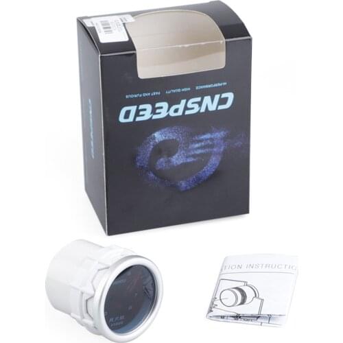 CNSPEED 52mm Electrical Car Engine Speed Pointer Tachometer Tacho Gauge Meter Tester 0~8000 RPM Counter for 4/6/8 Cylinder