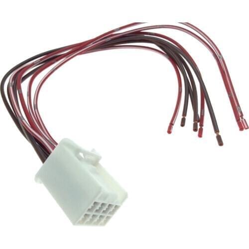 For Honda fit reversing camera rearview mirror harness foot door welcome atmosphere light 8PIN female electric male connector