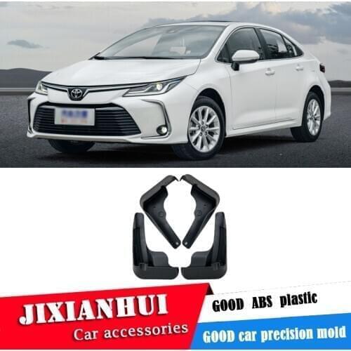 For Toyota COROLLA 2019 Mudflaps Splash Guards Front With the color and rear Mud Flap Mudguards Fender Modified special