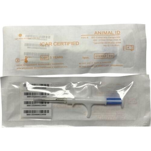 Implantable Bioelectronic Pet Animal Microchip ISO Standard High Performance FDX-B Chip