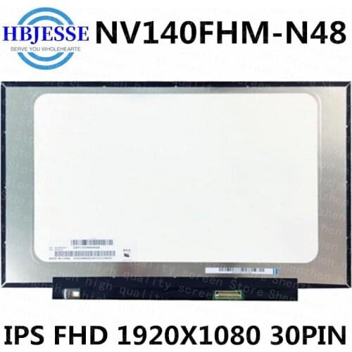 NV140FHM-N48 IPS LCD Screen Matrix for Acer Swift 1 SF114-32-P2MS laptop 14.0"FHD 1920X1080 30Pin NV140FHM N48 panel Replacement