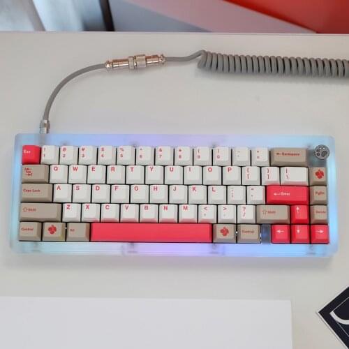 GMK Red Alert Theme keycaps PBT Dye Sublimation Mechanical Keyboard Key Caps Cherry Profile For MX Switch