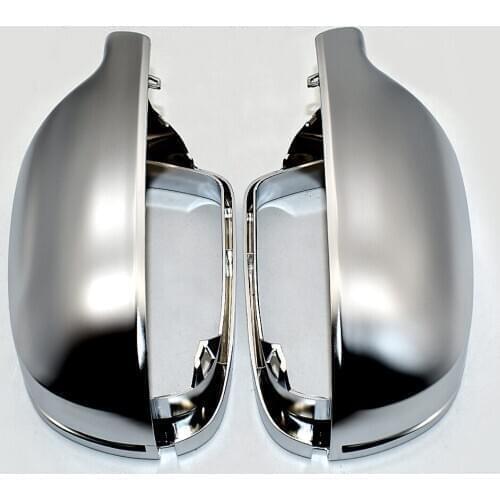 For Audi A3 A4 A5 B8.5 B8K 2011-2016 8F0857527B 8F0857528B Matt Chrome Mirror Cover Rearview Side Mirror Cap S Line