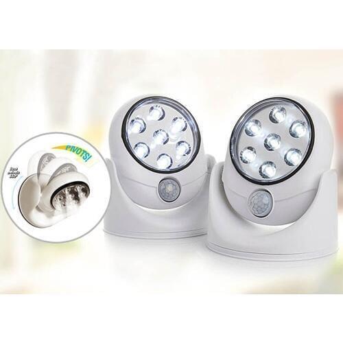 ABS Fashion Super Bright 360 Degree Night Light Rotatable Outdoor Automatic Induction LED Lamp Motion Sensor Night Light porches