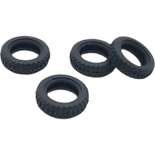 RC Car Rubber Tires Set for WLtoys K969 K999 1/28 Scale 4WD Short Course Off Road Car Model