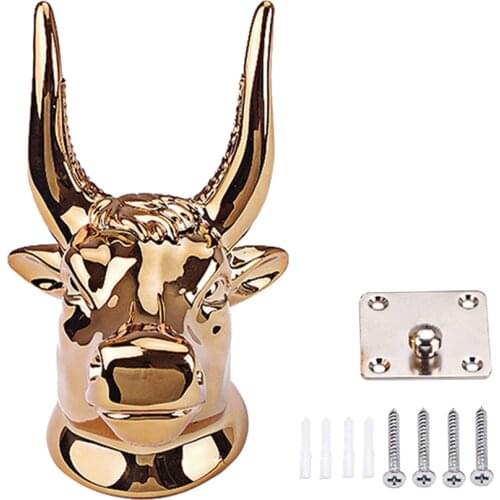 Wall Mount Guitar Hanger Hook Guitar Bull Head Hook Stand Wall Mounted Acoustic Guitar Ukulele Violin Bass Guitar Accessories