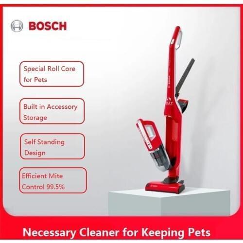 New Bosch Wireless Handheld Vacuum Cleaner for Pets Household vertical with High Power and 55 Minutes Battery Life Flexxo S4