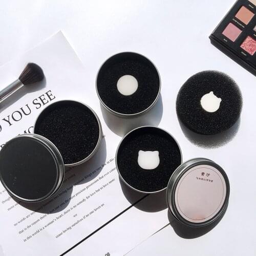 Makeup Brushes Cleaner Sponge Power Wash Tool Brush Shadow Eye Cleaning Mat Box Powder Brush Washing Cosmetic Clean Kits