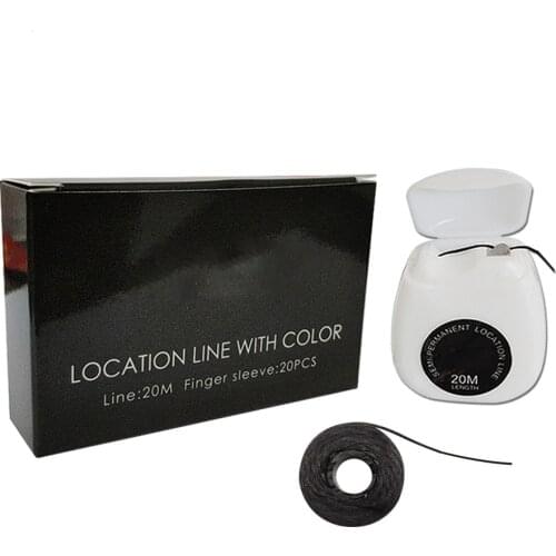 Pre-Inked Microblading String for Brow Mapping - Measuring Tool for Marking Symmetrical Eyebrows (Pack of 1)